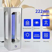 Load image into Gallery viewer, QNICEUVC 35W far UVC 222nm excimer desk lamp antivirus ultraviolet sterilization LED portable man-machine coexistence
