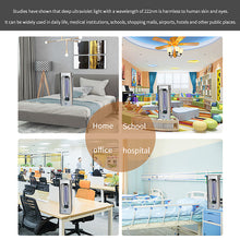 Load image into Gallery viewer, QNICEUVC 35W far UVC 222nm excimer desk lamp antivirus ultraviolet sterilization LED portable man-machine coexistence