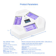 Load image into Gallery viewer, 60W Filtered Far UVC 222nm Sterilizer Triple 222nm Far UV 20W Lamps at 30 Degree Angles with Sensor and Timer Olympic light vaccine