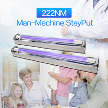 Load image into Gallery viewer, Far UVC 222nm Excimer Lamp Harmless to Human Body Disinfection Lamp Anti-virus with Bracket Human and Machine Coexistence