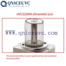 Load image into Gallery viewer, QNICEUVC 222NM Far UVC Excimer Lamp Sterilization Light LED Hospital Restaurant School Sterilization Lamp