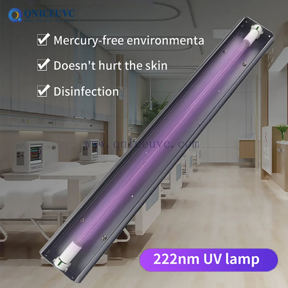 222nm UV Disinfection 60W 222nm UVC Lamp DC24V Hight Intensity Ultraviolet 60W Medical Grade Sterilization No Hurt Skin For Hospital