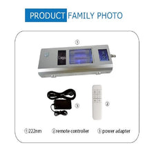 โหลดรูปภาพลงในเครื่องมือใช้ดูของ Gallery Pure 222nm far UVC excimer Light disinfection and germicidal lamp UV Antivirus Smart Remote Control
