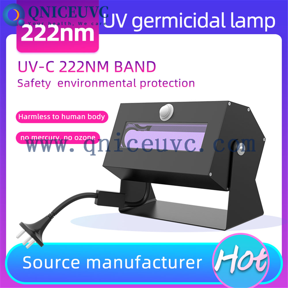 Factory Price 60W Far UVC 222nm Sterilizer Angle Adjustable Disinfection Germicidal Ultraviolet With UV Filter