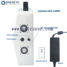 Görseli Galeri görüntüleyiciye yükleyin, QNICEUVC New Product 120W 222mm UVC Sterilizer Lamp double 60W 222nm uvc tube disinfection UV Lamp fast virus killing device

